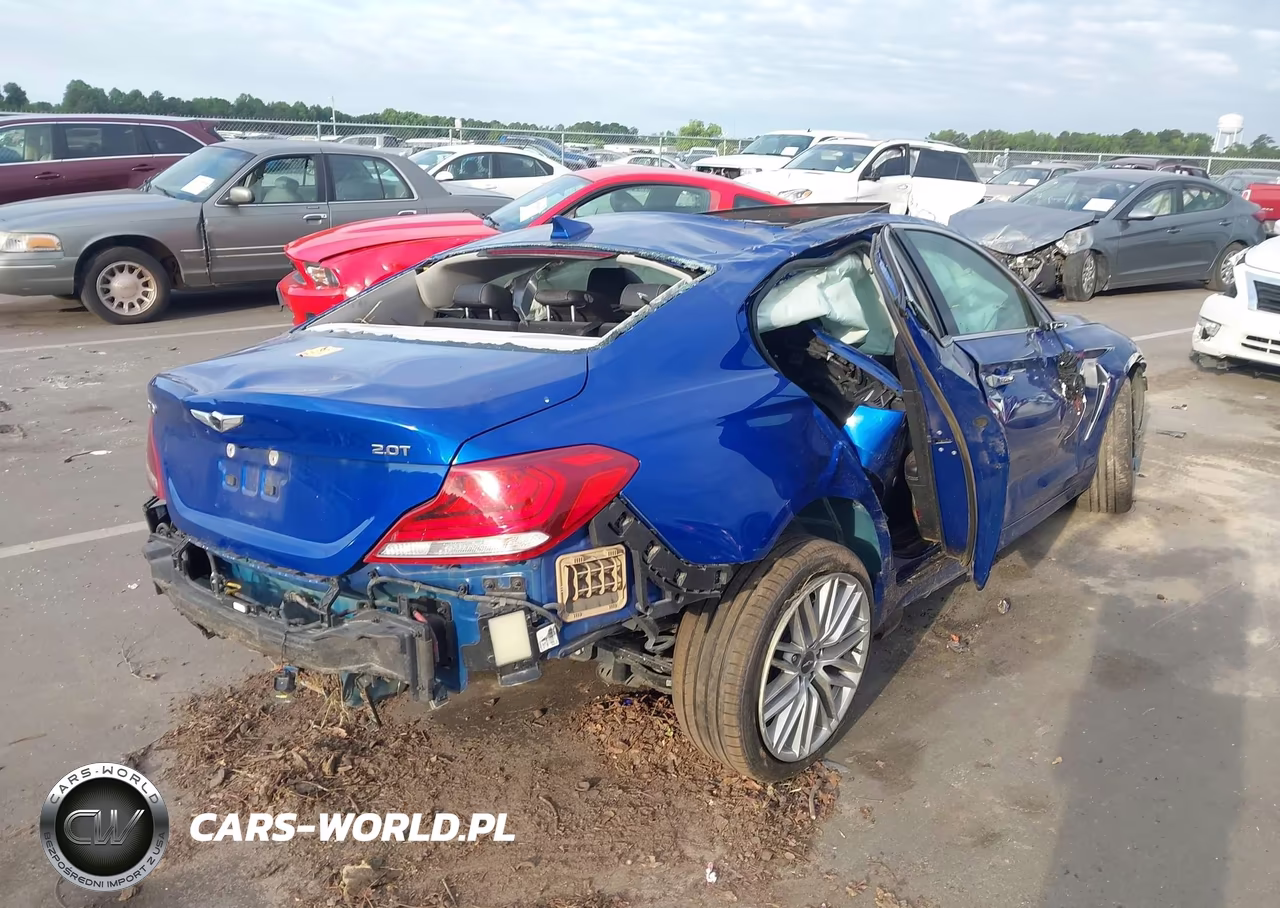 2021 Genesis G70 2.0T Rwd VIN:KMTG34LA2MU075803 - 4