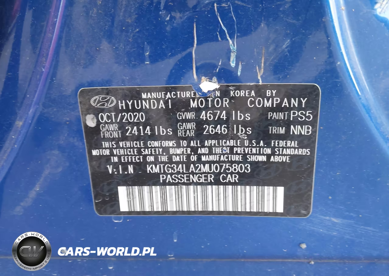 2021 Genesis G70 2.0T Rwd VIN:KMTG34LA2MU075803 - 9