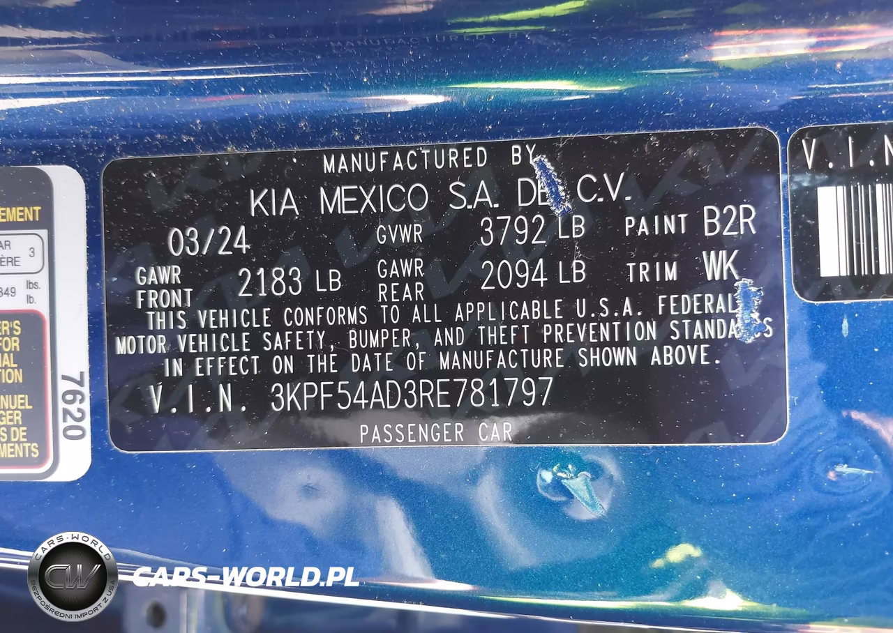 2024 Kia Forte Gt-Line VIN:3KPF54AD3RE781797 - 9