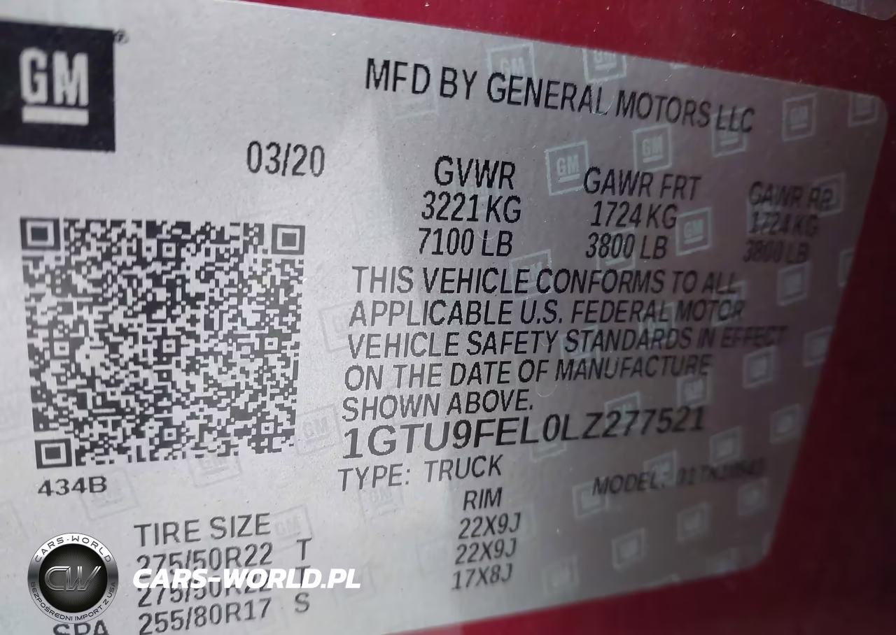 2020 GMC Sierra 1500 4Wd Short Box Denali VIN:1GTU9FEL0LZ277521 - 9