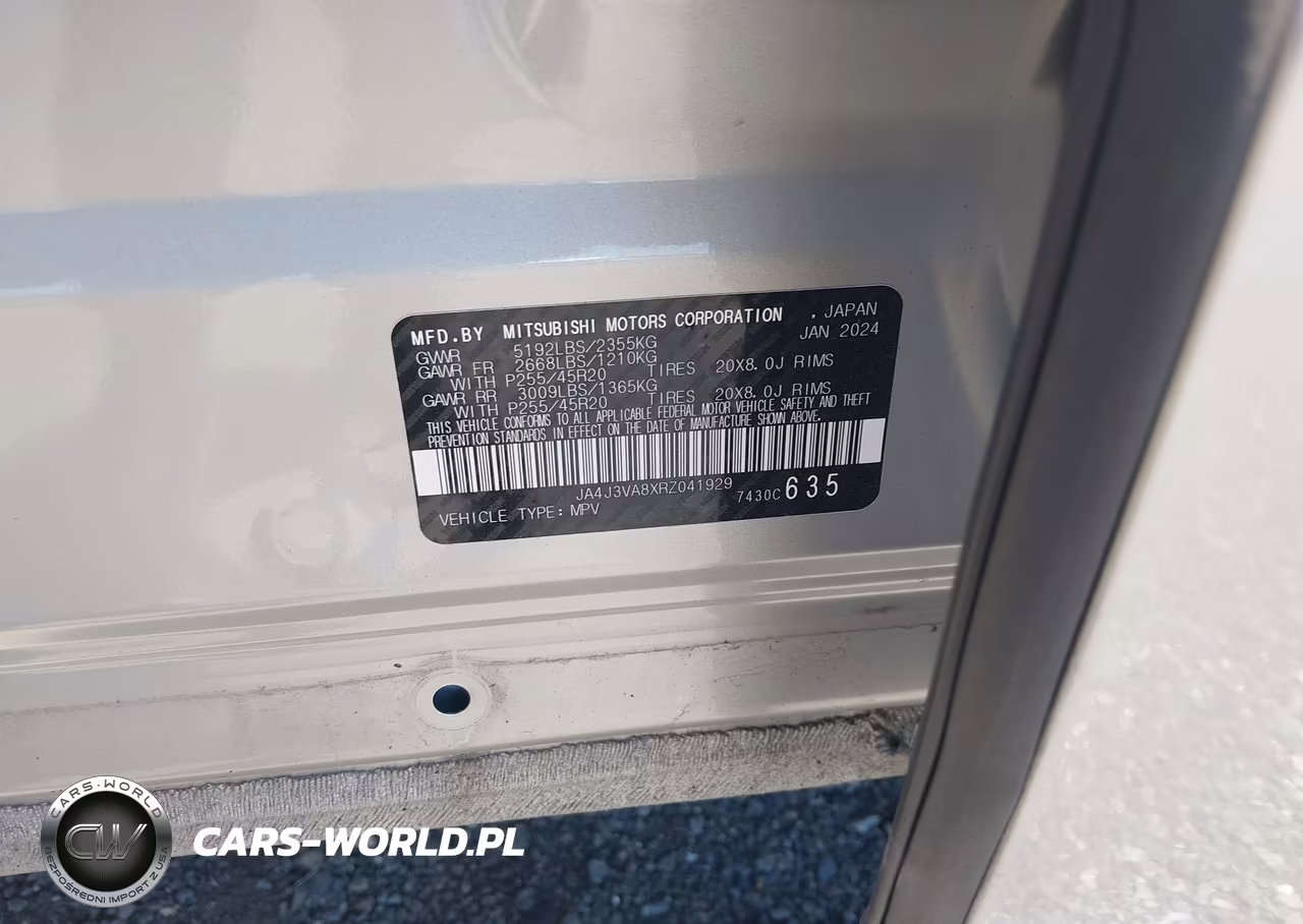 2024 Mitsubishi Outlander Se 2.5 2Wd-Se Black Edition S-Awc-Se Black Edition W-Pano Roof S-Awc VIN:JA4J3VA8XRZ041929 - 9