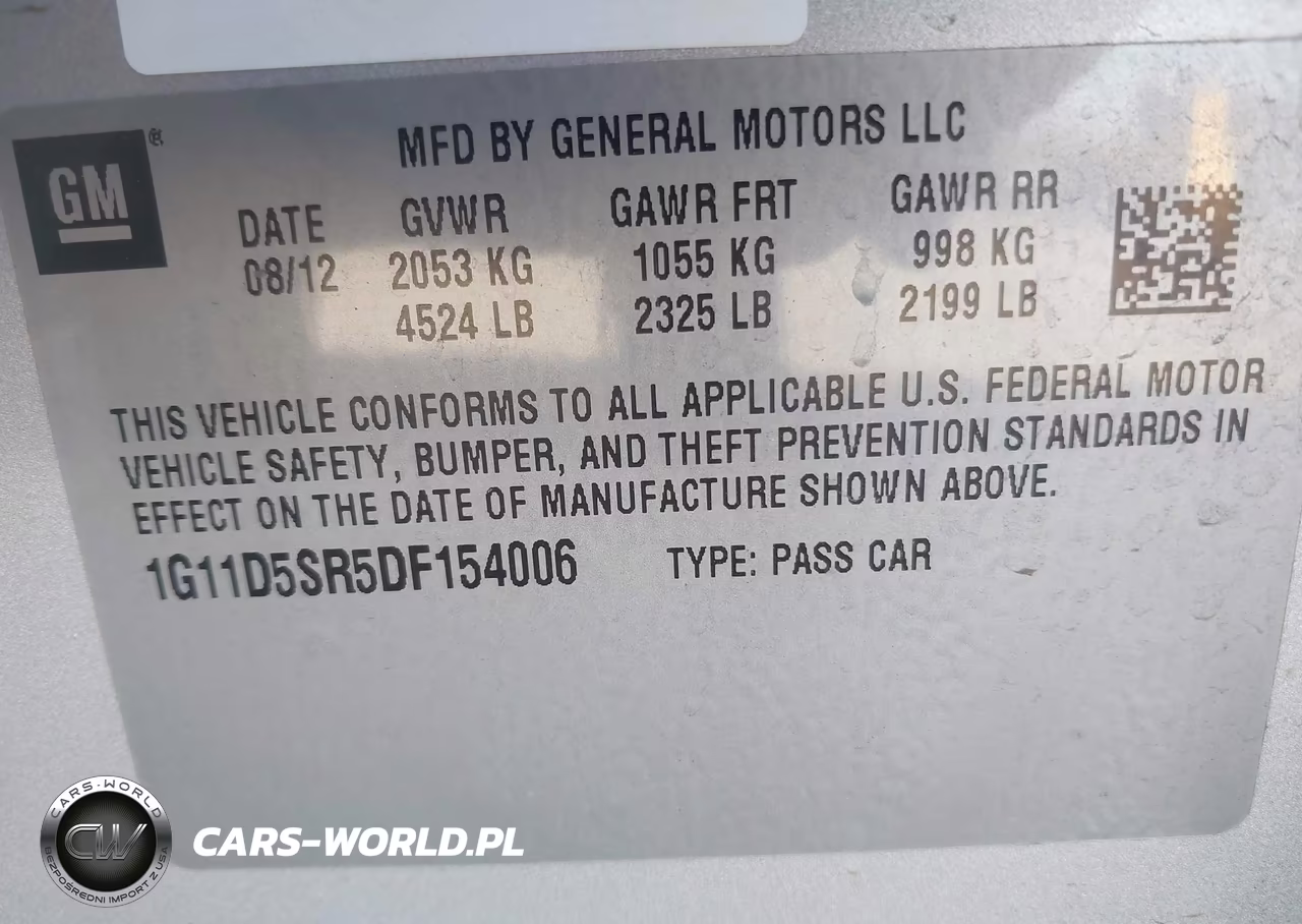 2013 Chevrolet Malibu Eco VIN:1G11D5SR5DF154006 - 9