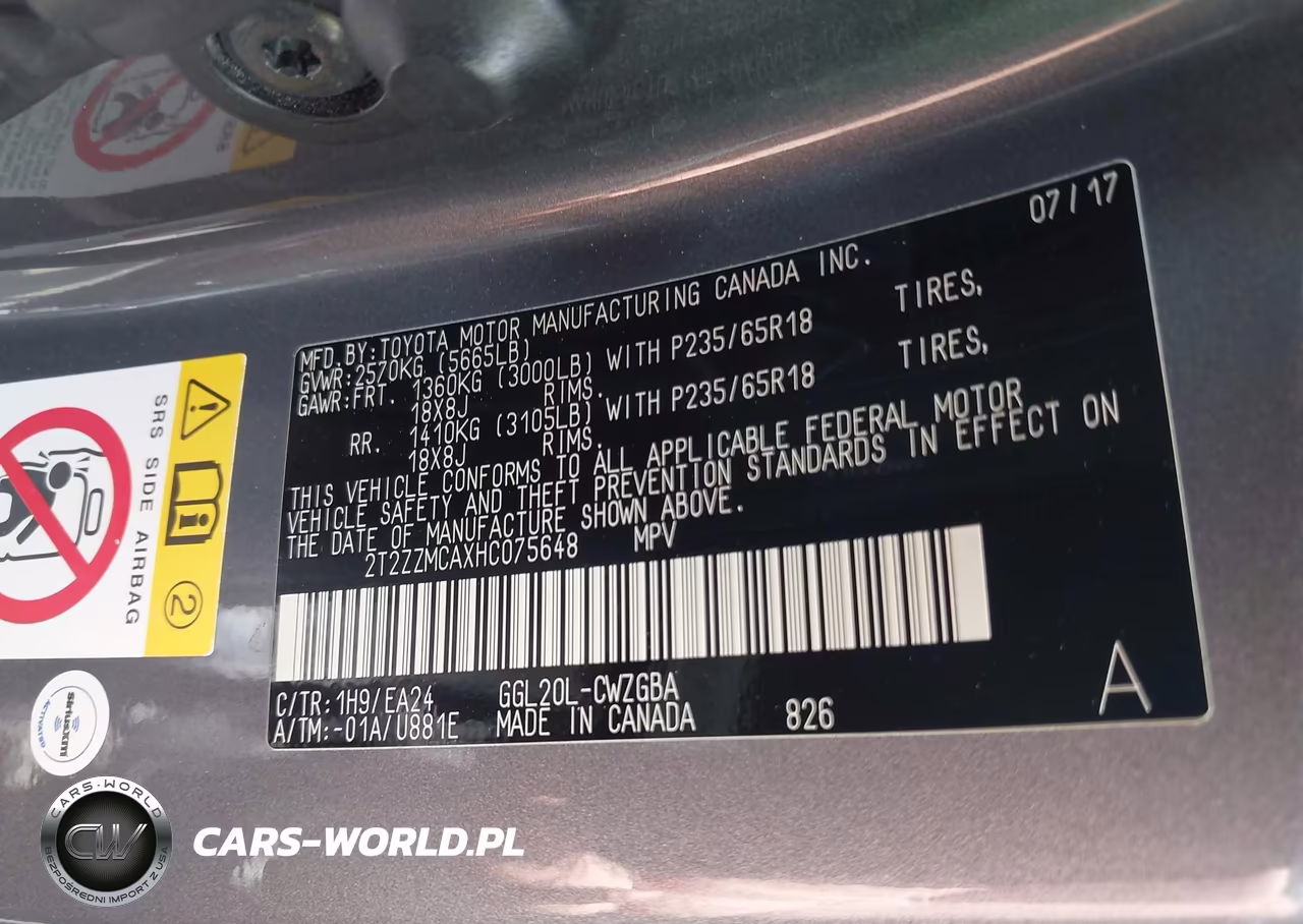 2017 Lexus Rx 350 VIN:2T2ZZMCAXHC075648 - 9