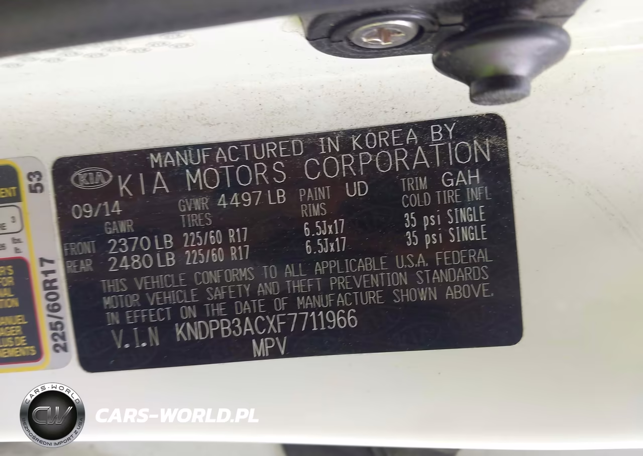 2015 Kia Sportage Lx VIN:KNDPB3ACXF7711966 - 9