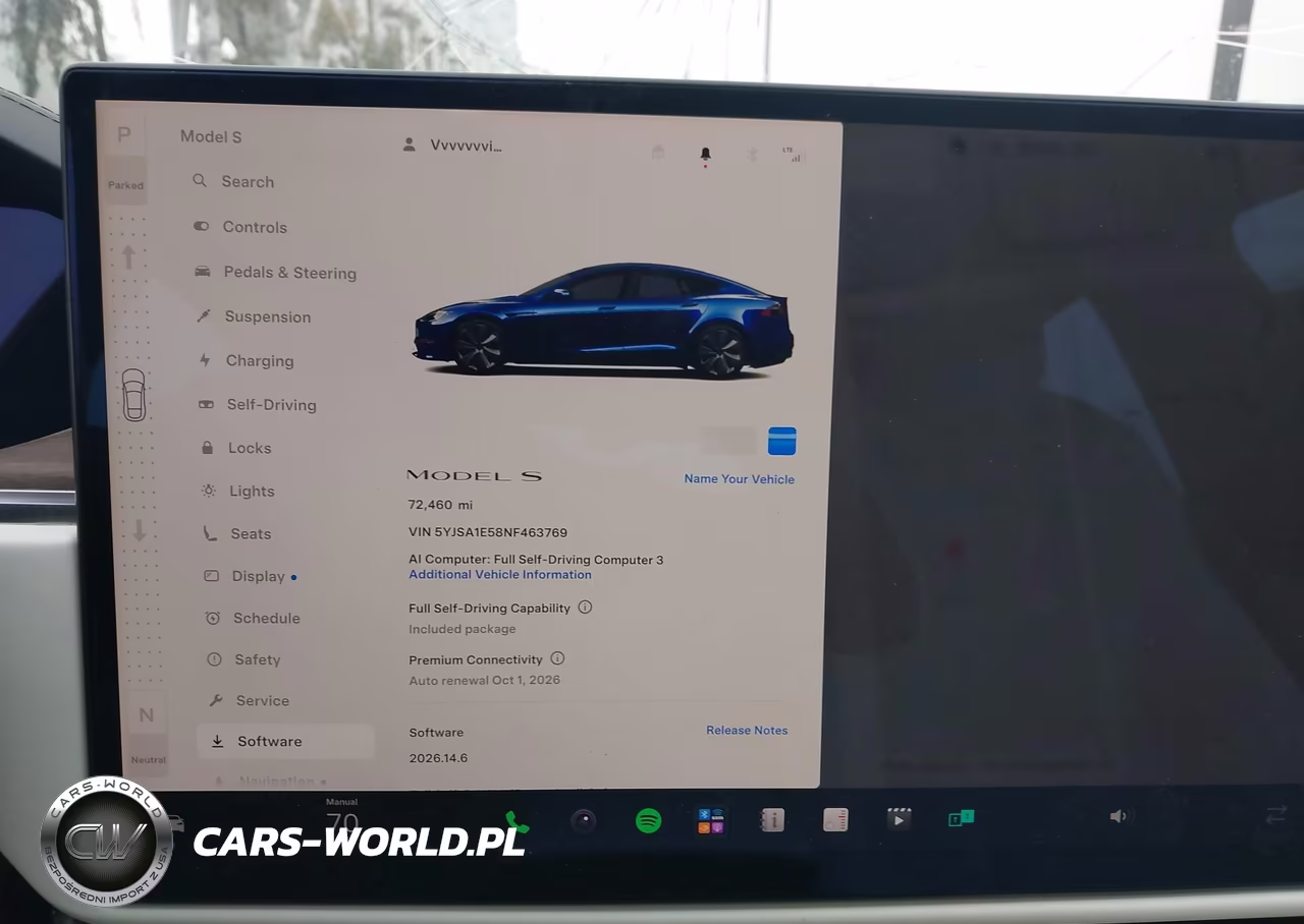 2022 Tesla Model S Dual Motor All-Wheel Drive VIN:5YJSA1E58NF463769 - 15