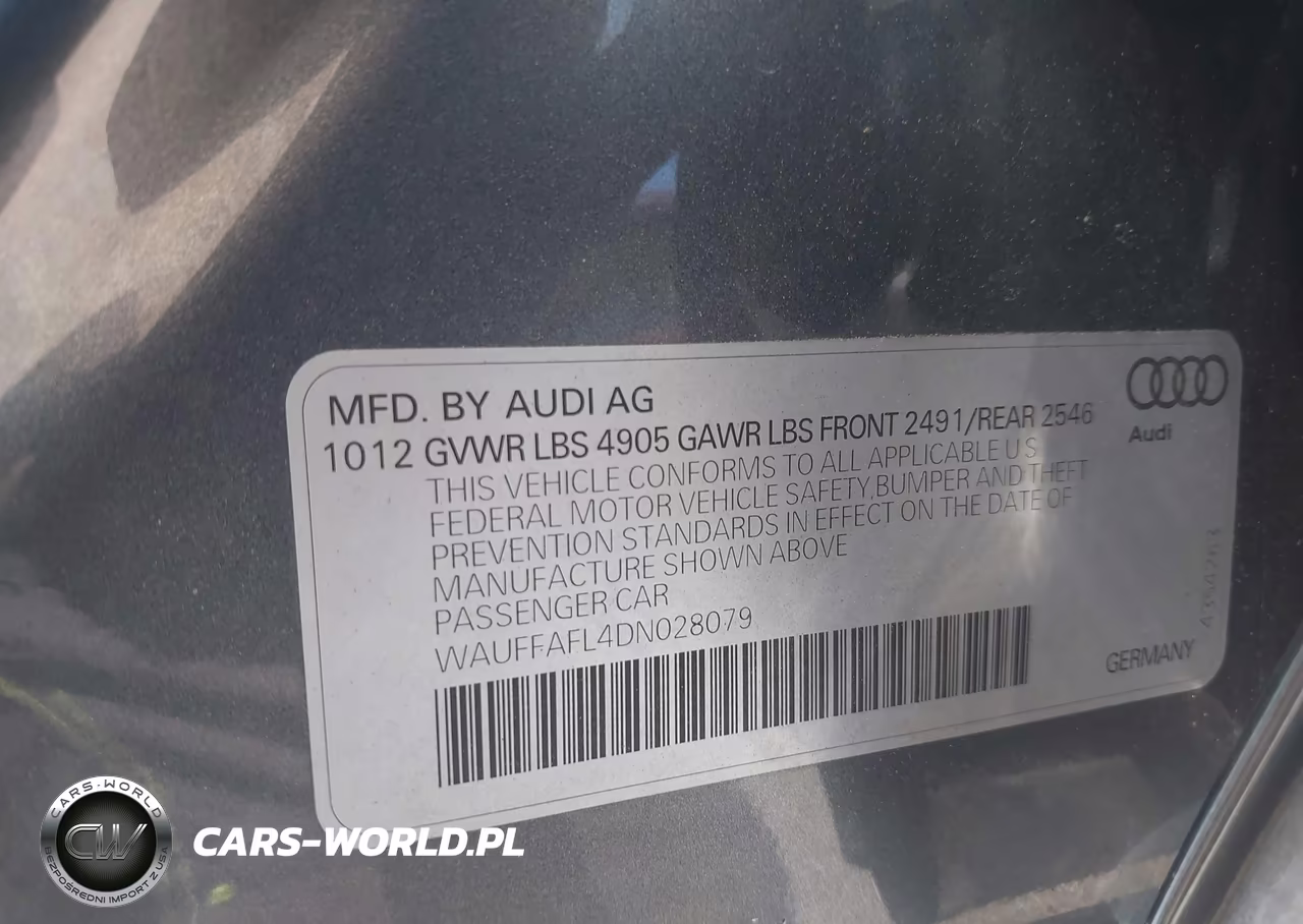 2013 Audi A4 2.0T Premium VIN:WAUFFAFL4DN028079 - 9