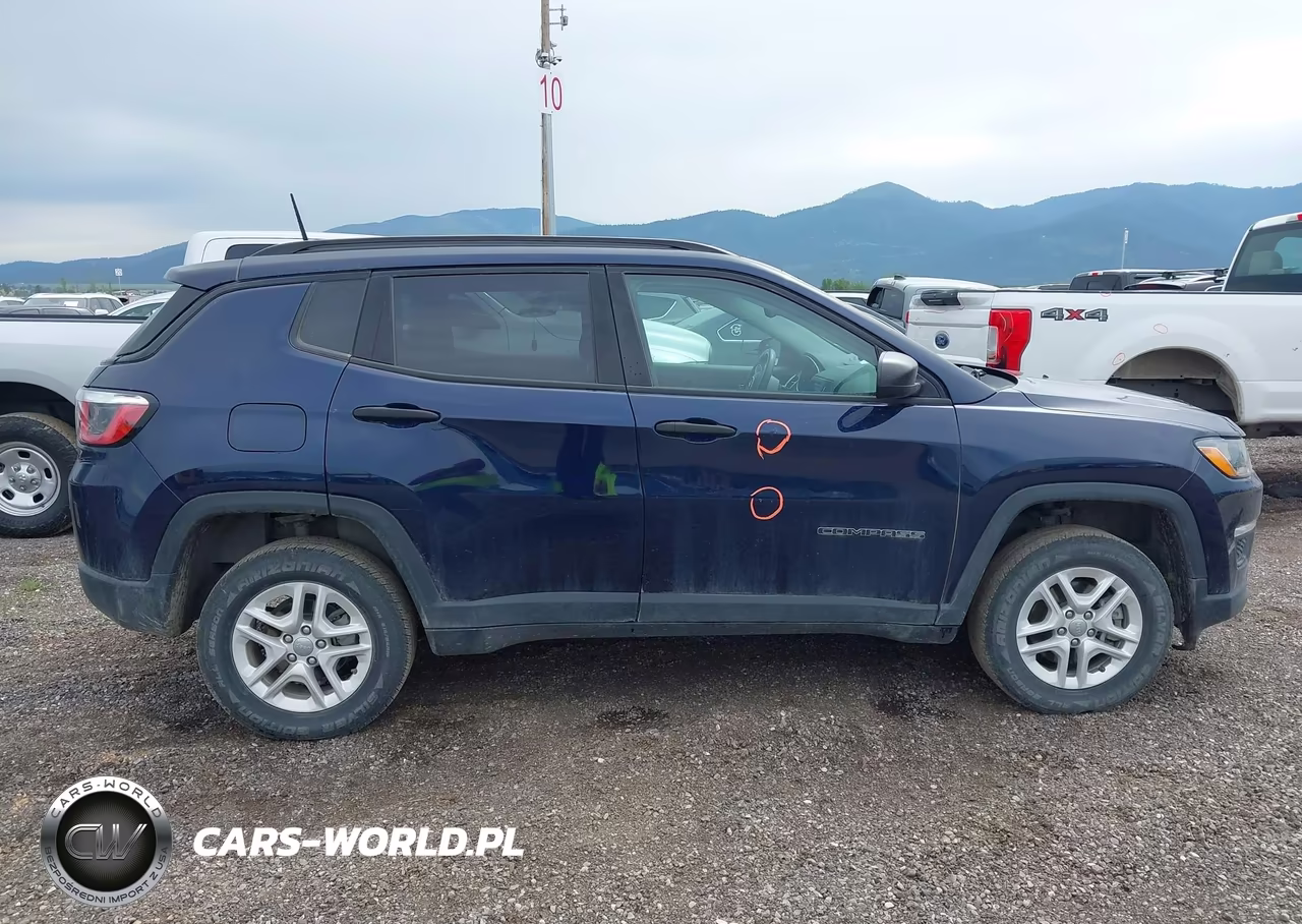 2018 Jeep Compass Sport 4X4 VIN:3C4NJDAB9JT413761 - 16