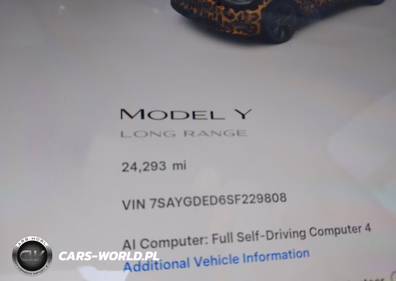 2025 Tesla Model Y Long Range Dual Motor Rear-Wheel Drive VIN:7SAYGDED6SF229808 - 7