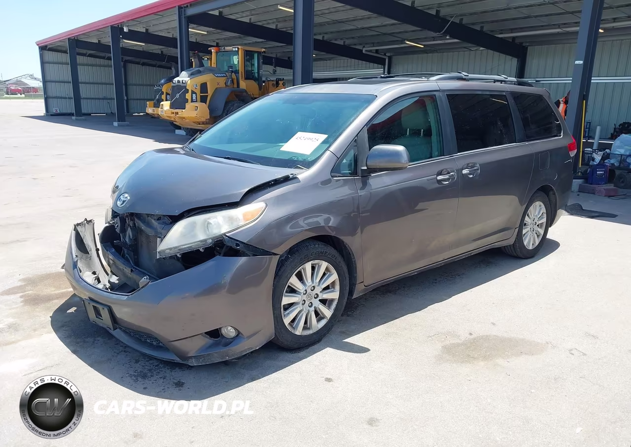 2012 Toyota Sienna Xle 7 Passenger VIN:5TDDK3DC1CS037707 - 2