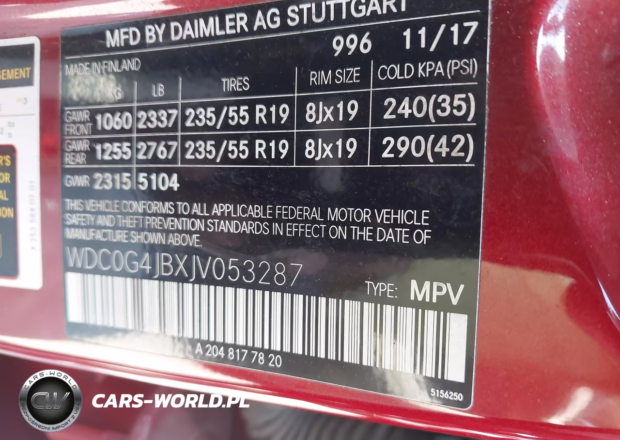 2018 Mercedes-Benz Glc 300 VIN:WDC0G4JBXJV053287 - 9