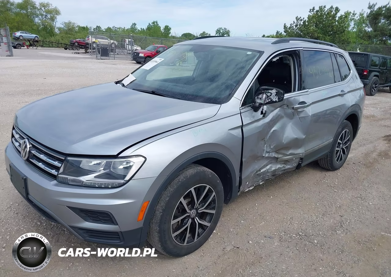 2021 Volkswagen Tiguan 2.0T Se-2.0T Se R-Line Black-2.0T Sel VIN:3VV2B7AX4MM099952 - 2