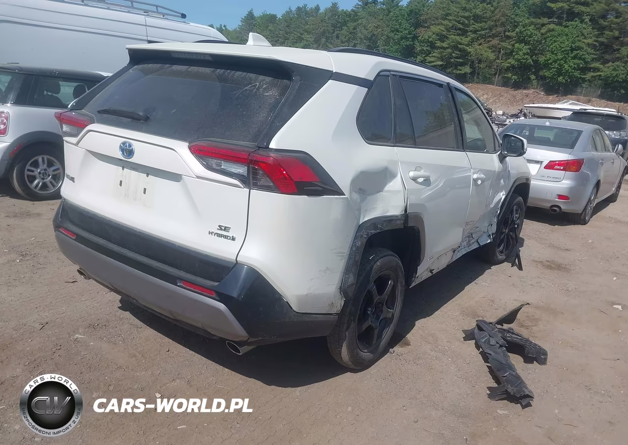 2022 Toyota Rav4 Hybrid Se VIN:4T3T6RFV4NU100172 - 4