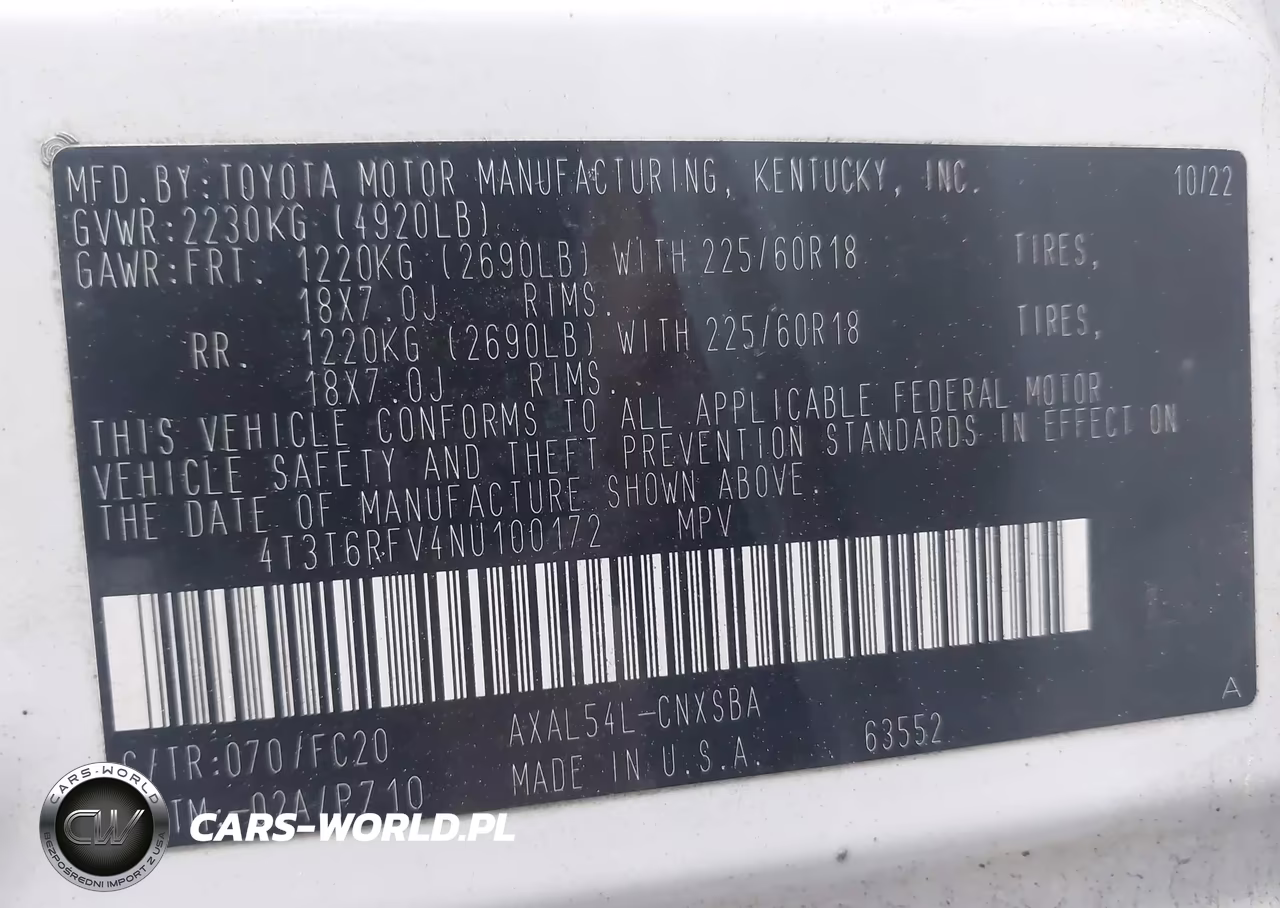 2022 Toyota Rav4 Hybrid Se VIN:4T3T6RFV4NU100172 - 9