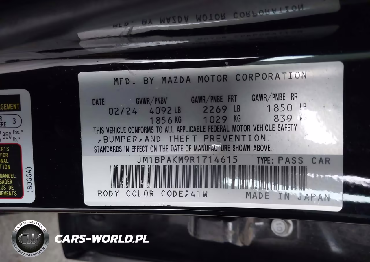 2024 Mazda Mazda3 2.5 S Select Sport VIN:JM1BPAKM9R1714615 - 9
