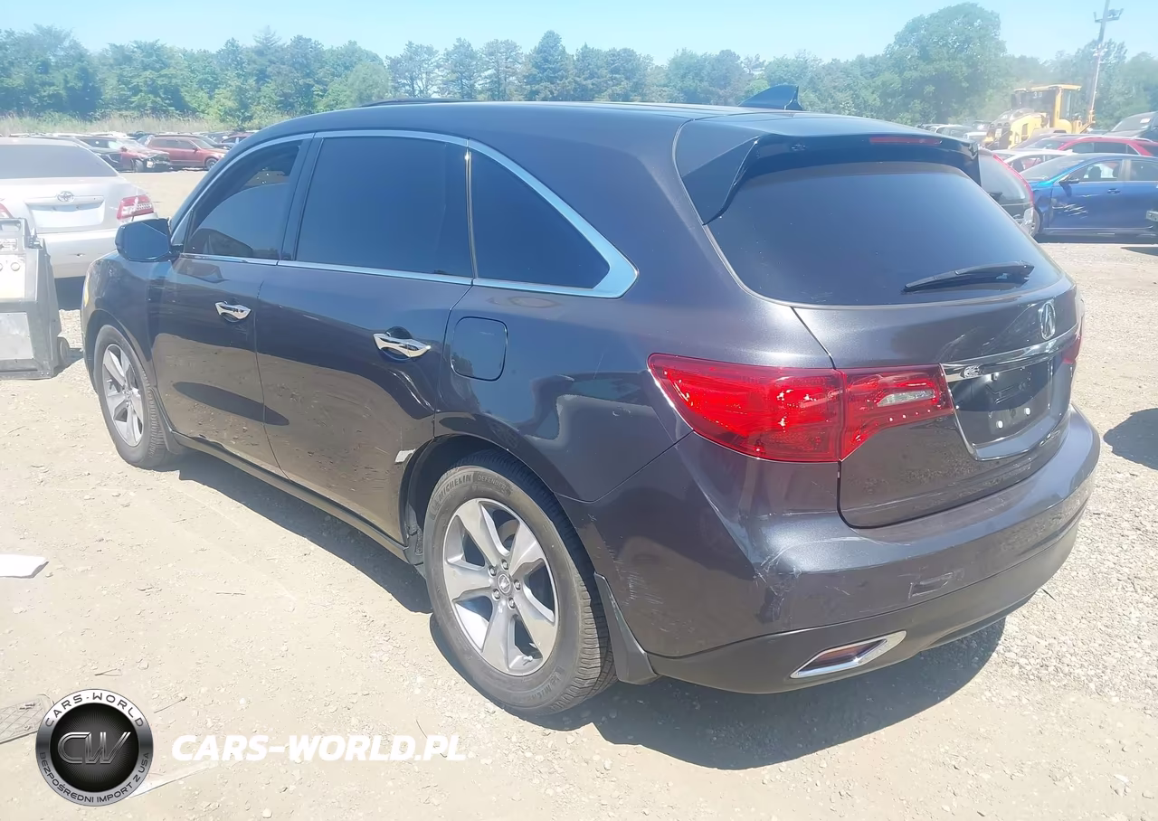 2014 Acura Mdx VIN:5FRYD4H26EB020443 - 3