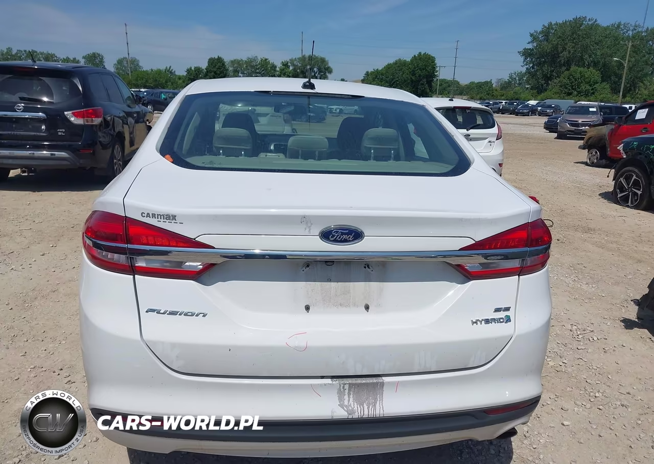 2018 Ford Fusion Hybrid Se VIN:3FA6P0LU9JR227487 - 17