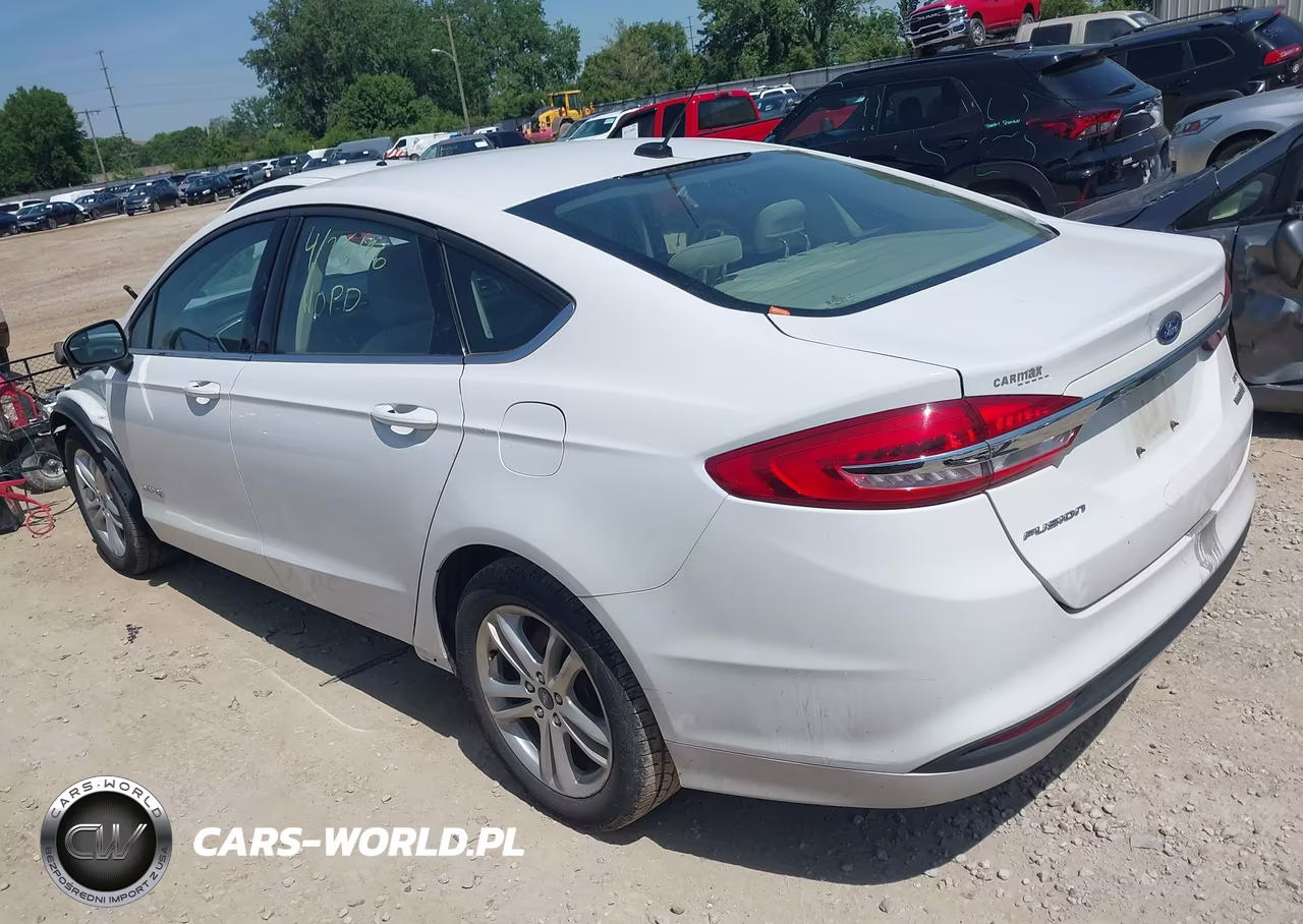 2018 Ford Fusion Hybrid Se VIN:3FA6P0LU9JR227487 - 3