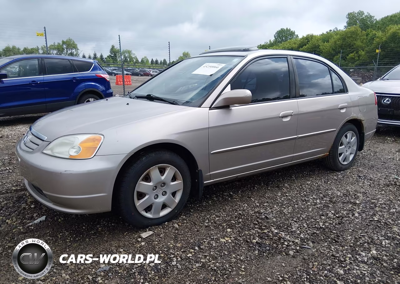2002 Honda Civic Ex VIN:1HGES26752L068555 - 2