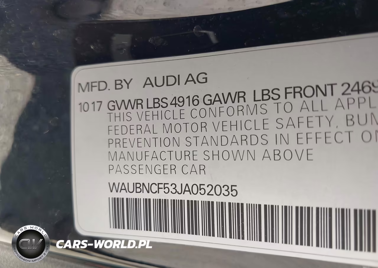 2018 Audi A5 2.0T Premium VIN:WAUBNCF53JA052035 - 9