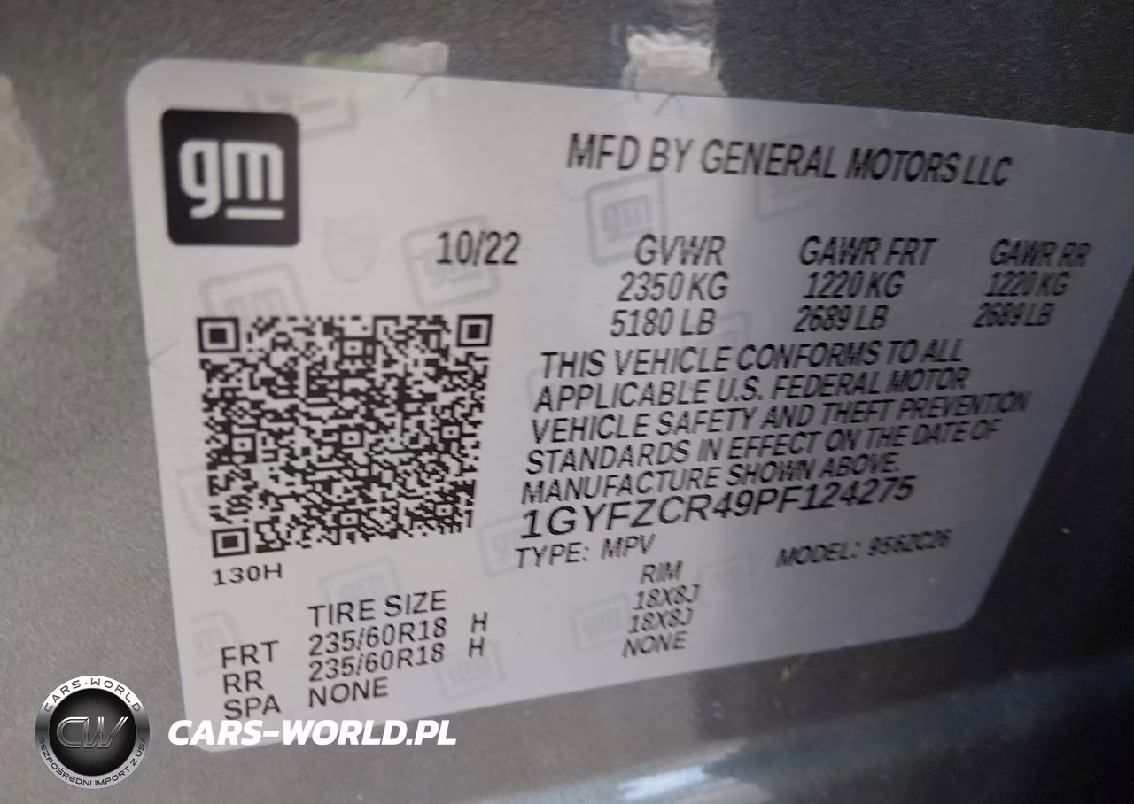 CADILLAC XT4 PREMIU VIN:1GYFZCR49PF124275 - 9