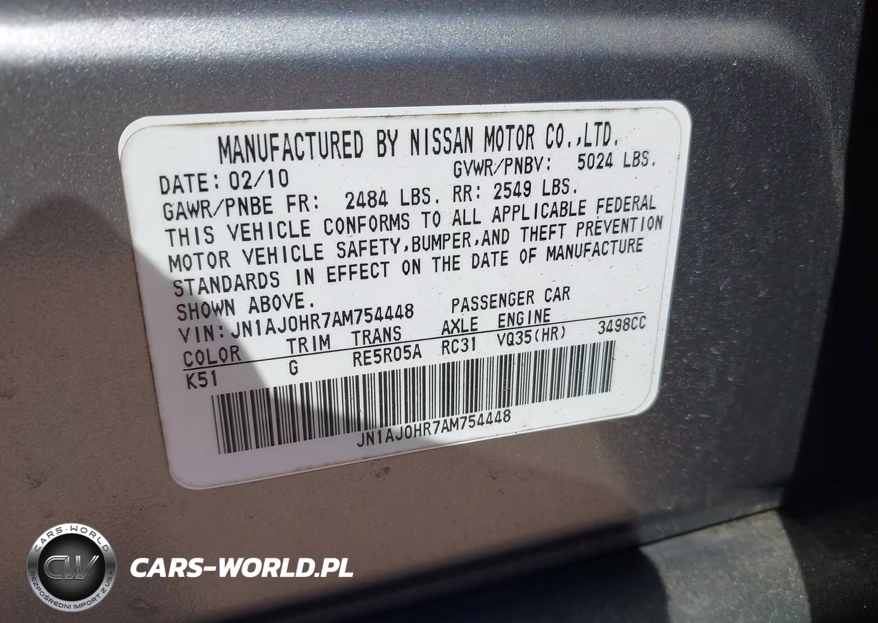 2010 Infiniti Ex35 Journey VIN:JN1AJ0HR7AM754448 - 9