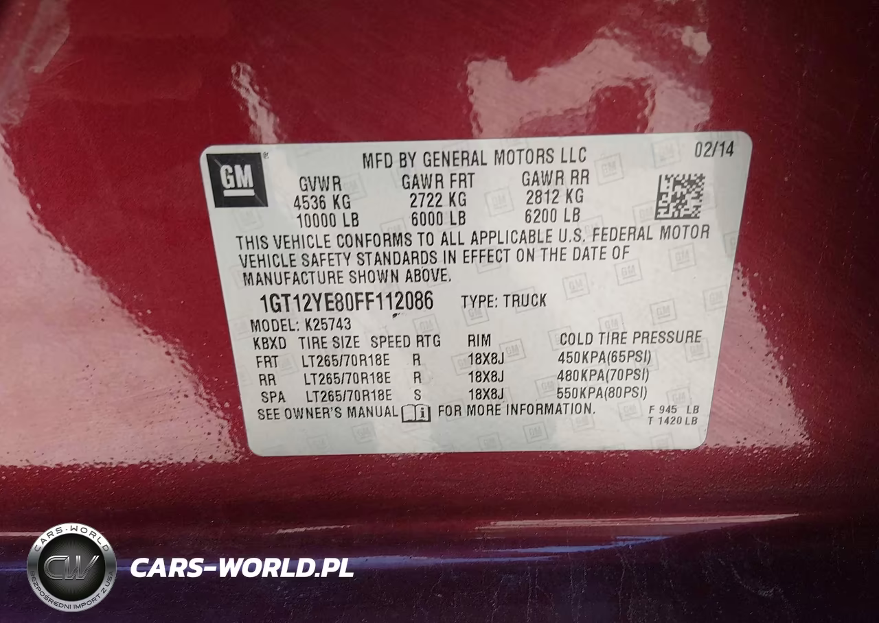 2015 GMC Sierra 2500Hd Sle VIN:1GT12YE80FF112086 - 9