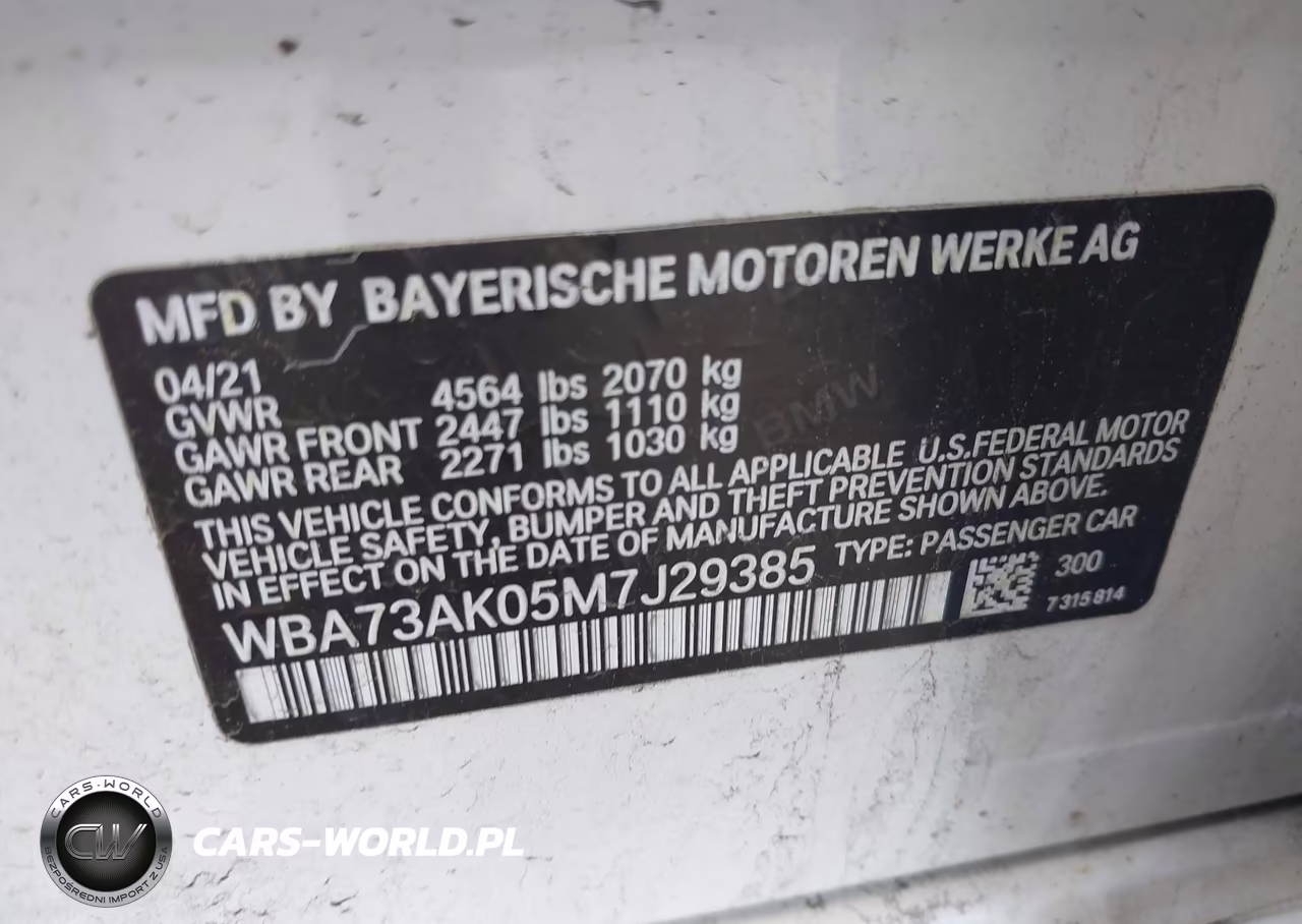 2021 BMW 228I Gran Coupe xDrive VIN:WBA73AK05M7J29385 - 9