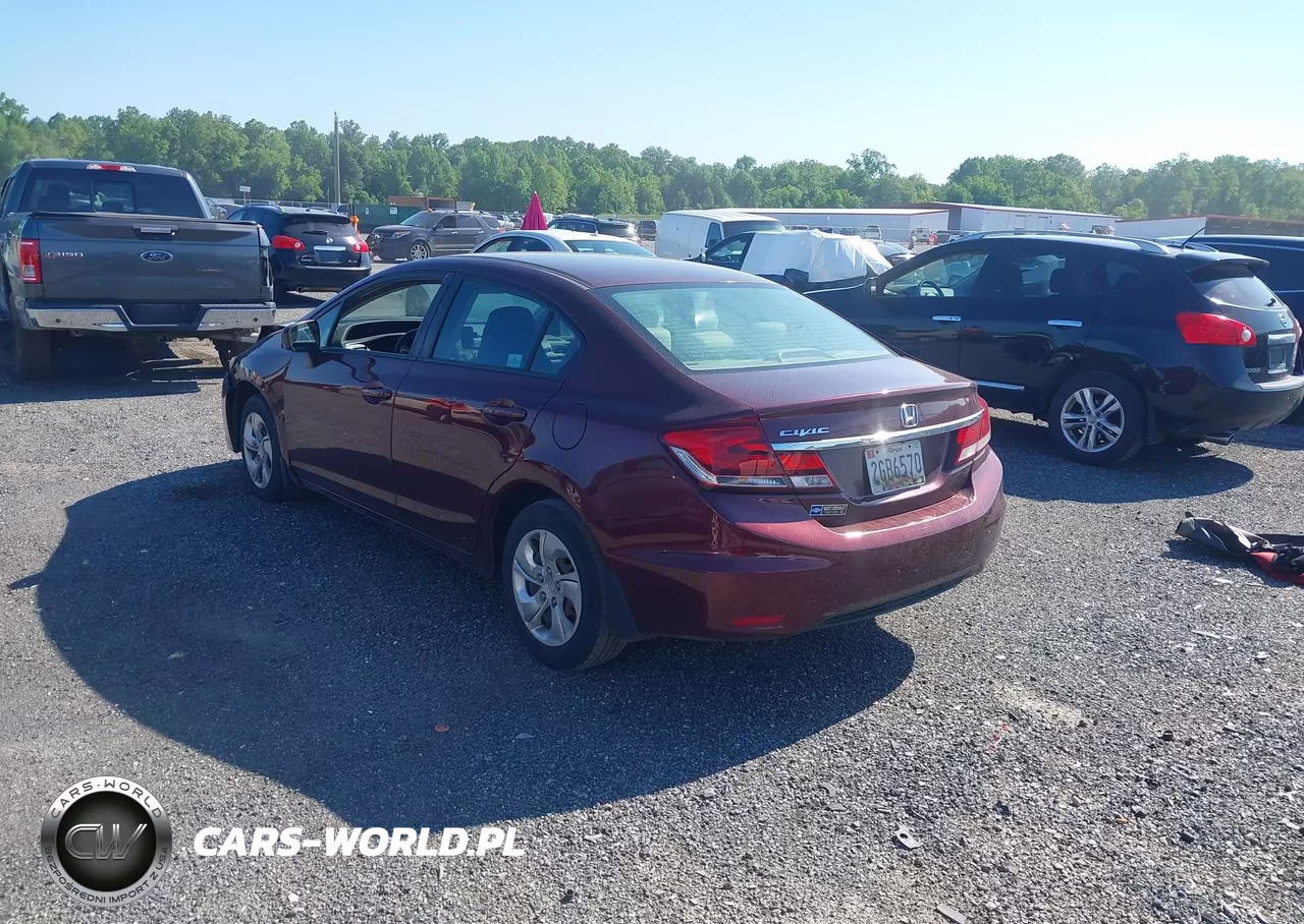 2015 Honda Civic Lx VIN:19XFB2F5XFE268010 - 3