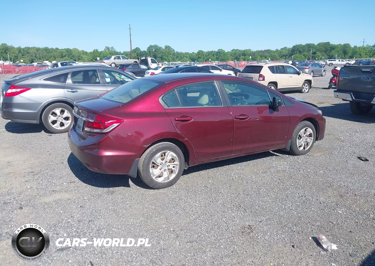 2015 Honda Civic Lx VIN:19XFB2F5XFE268010 - 4