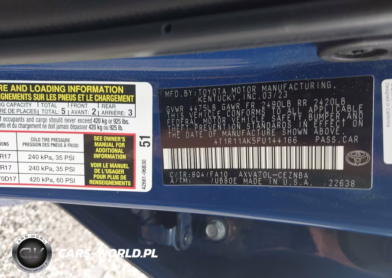2023 Toyota Camry Le VIN:4T1R11AK5PU144166 - 9