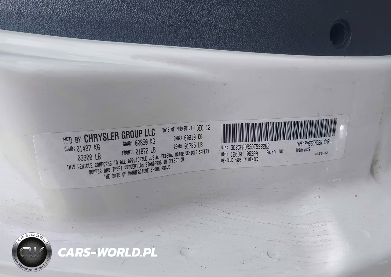 2013 Fiat 500C Pop VIN:3C3CFFDR3DT598282 - 9