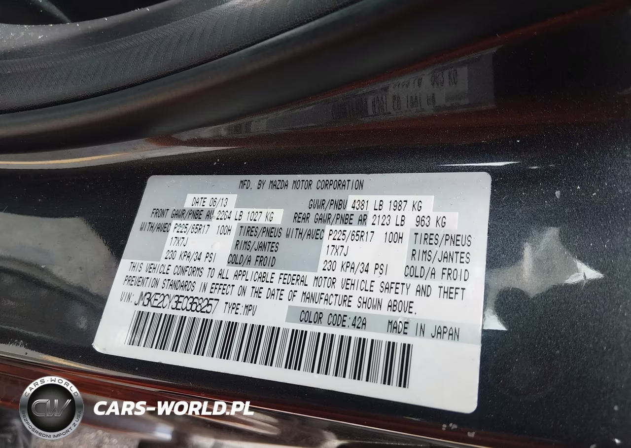 2014 Mazda Cx-5 Touring VIN:JM3KE2CY3E0368257 - 9