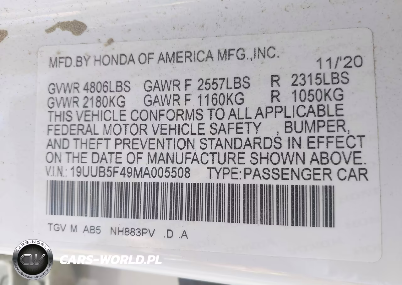 2021 Acura Tlx Technology Package VIN:19UUB5F49MA005508 - 9