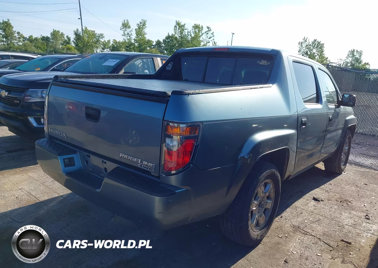 2007 Honda Ridgeline Rt VIN:2HJYK16237H541945 - 4