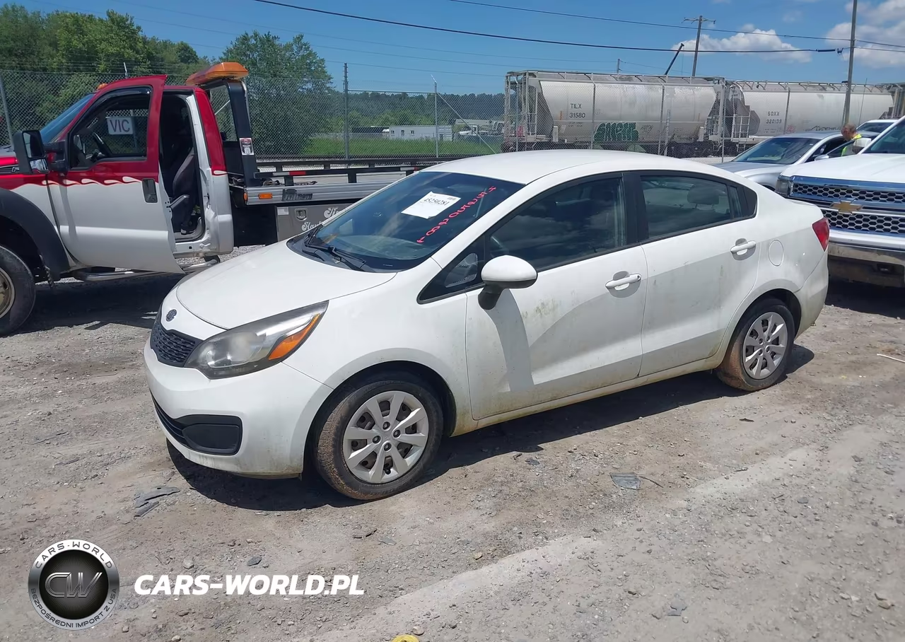 2012 Kia Rio Lx VIN:KNADM4A3XC6055933 - 2