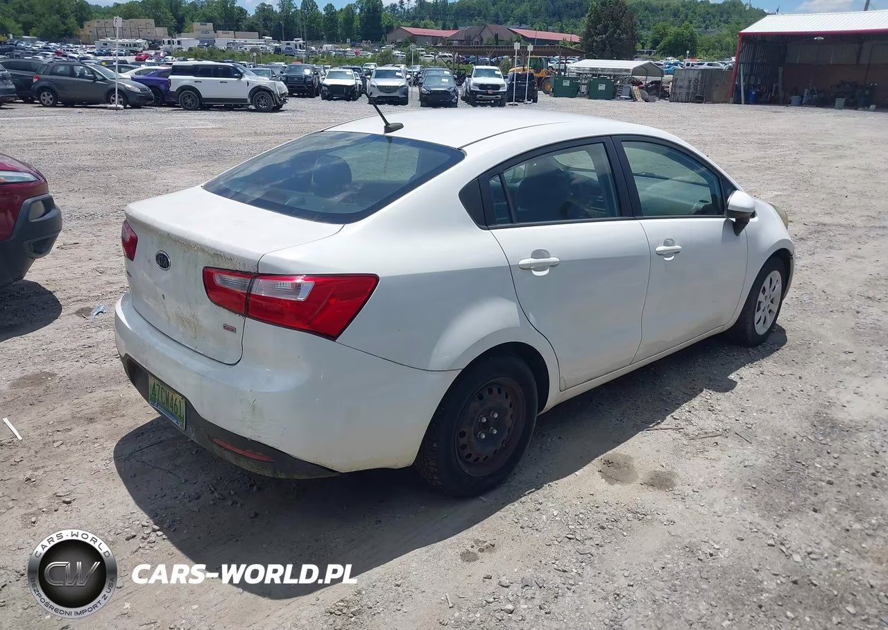2012 Kia Rio Lx VIN:KNADM4A3XC6055933 - 4