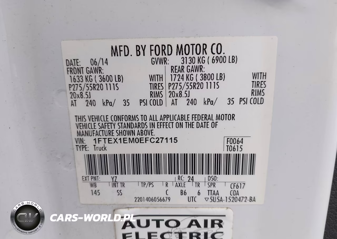 2014 Ford F-150 Stx VIN:1FTEX1EM0EFC27115 - 9