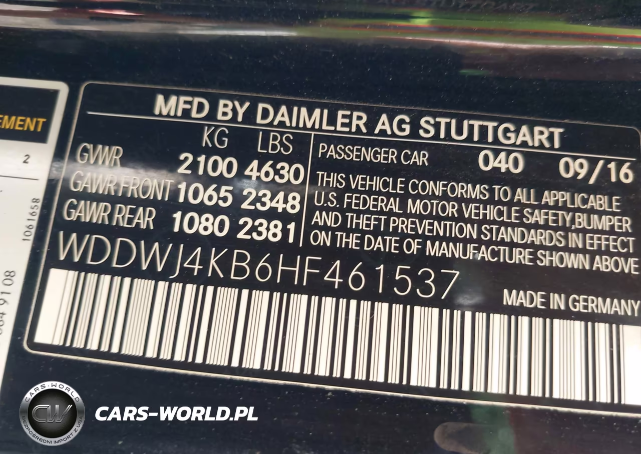 2017 Mercedes-Benz C 300 4Matic VIN:WDDWJ4KB6HF461537 - 9
