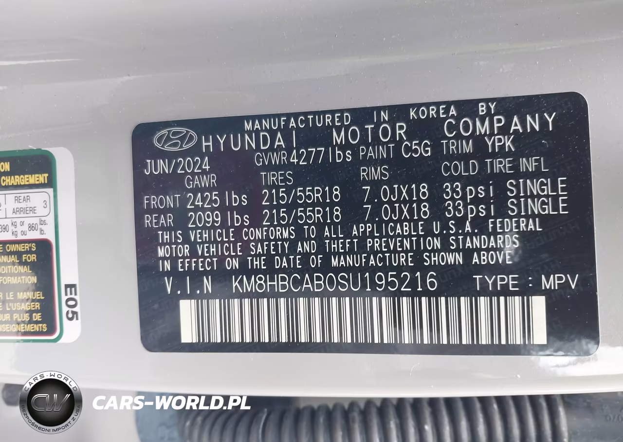 2025 Hyundai Kona Sel VIN:KM8HBCAB0SU195216 - 9