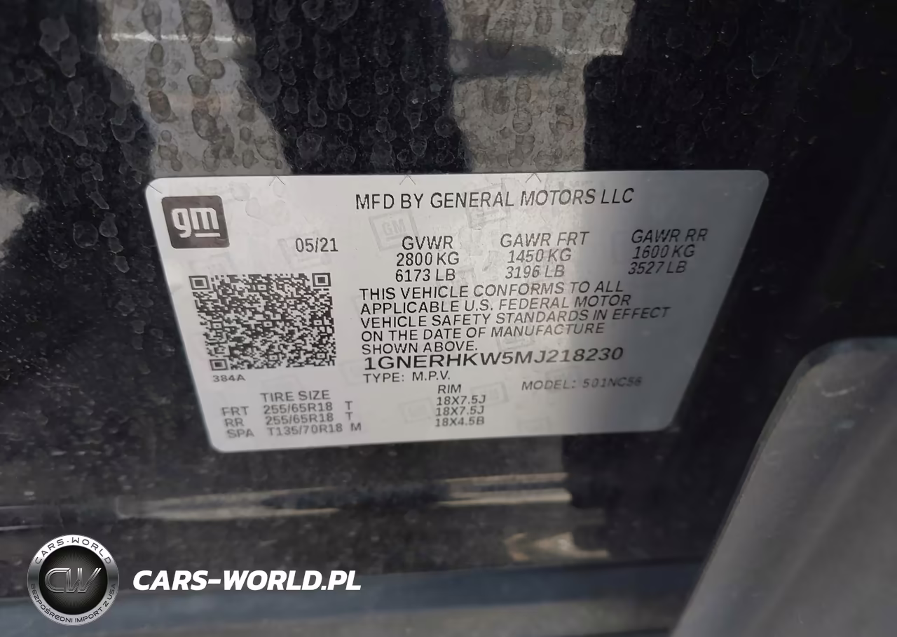 2021 Chevrolet Traverse Fwd Lt Leather VIN:1GNERHKW5MJ218230 - 9