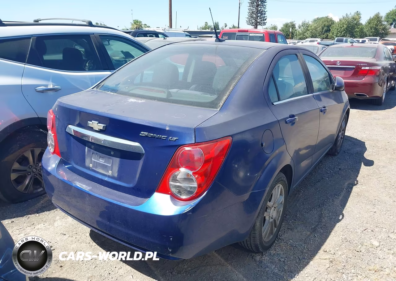 2012 Chevrolet Sonic 2Lt VIN:1G1JC5SH6C4220101 - 4