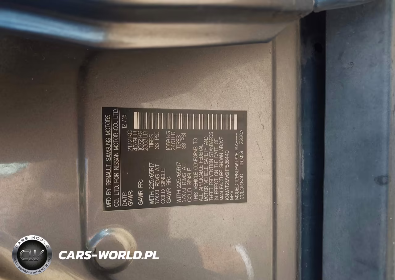 2017 Nissan Rogue S VIN:KNMAT2MV6HP536449 - 9