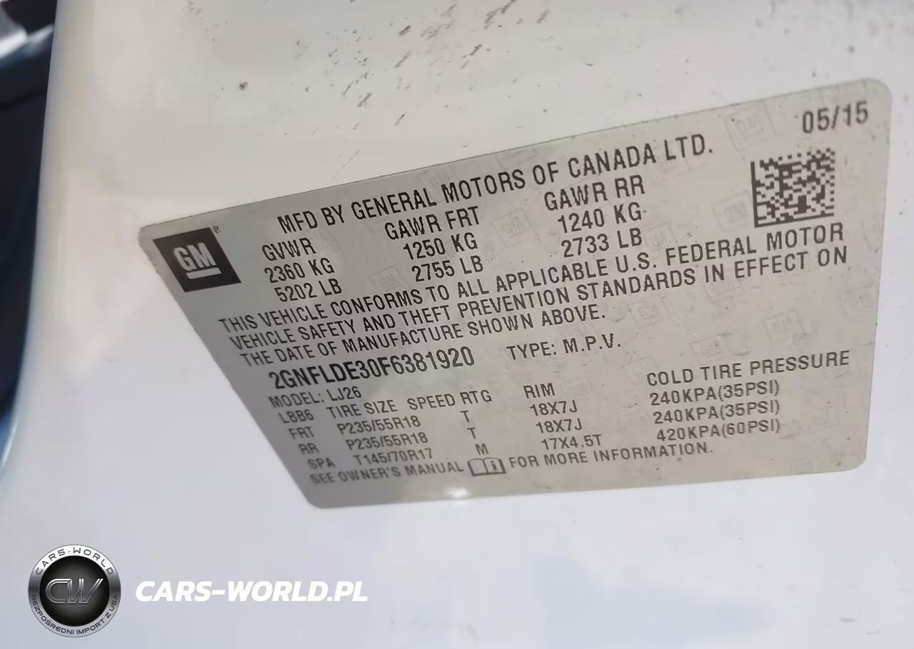 2015 Chevrolet Equinox Ltz VIN:2GNFLDE30F6381920 - 9