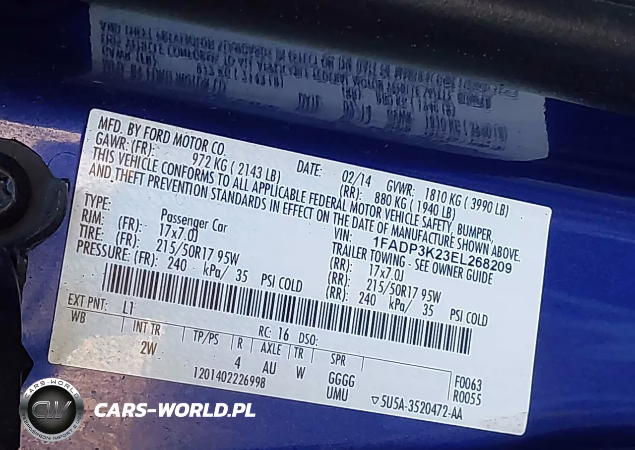 2014 Ford Focus Se VIN:1FADP3K23EL268209 - 9