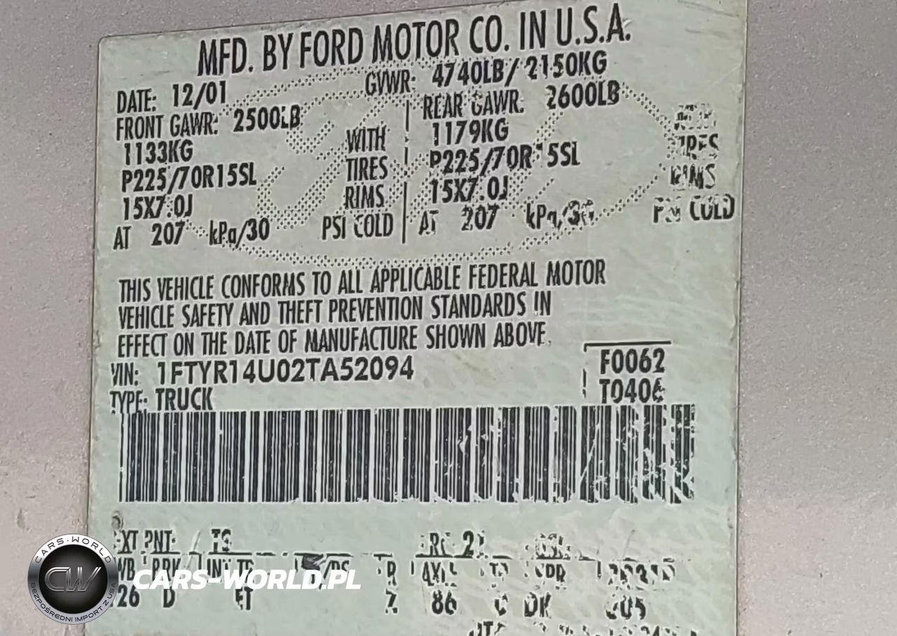 2002 Ford Ranger Edge-Tremor-Xl-Xlt VIN:1FTYR14U02TA52094 - 9
