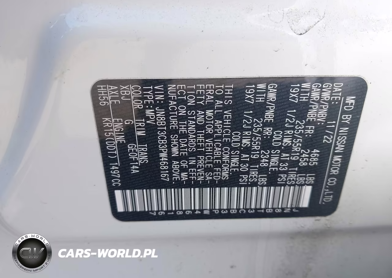 2023 Nissan Rogue Sl Intelligent Awd VIN:JN8BT3CB3PW468167 - 9