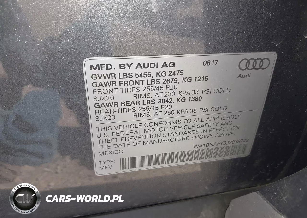 2018 Audi Q5 2.0T Premium-2.0T Tech Premium VIN:WA1BNAFY8J2038749 - 9