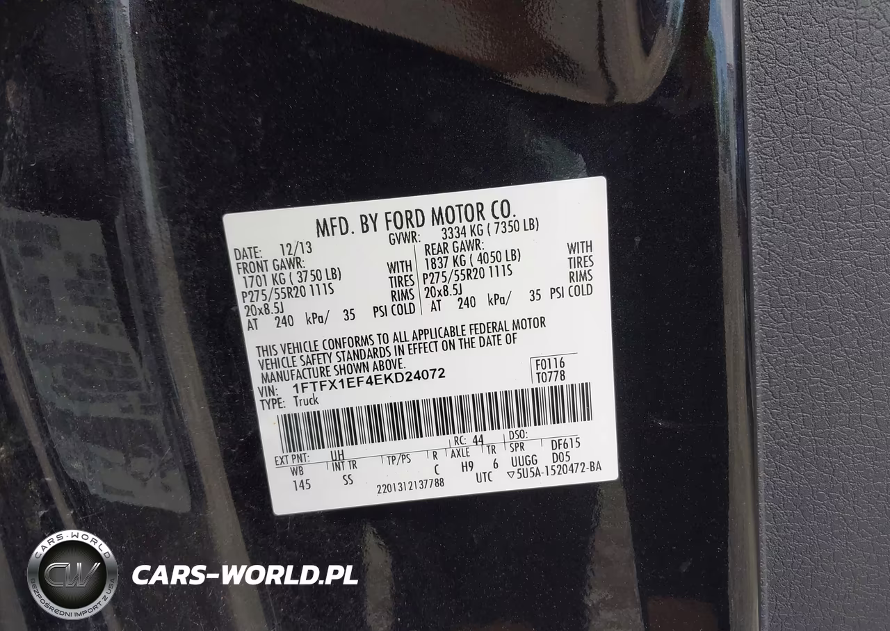 2014 Ford F-150 Stx VIN:1FTFX1EF4EKD24072 - 9