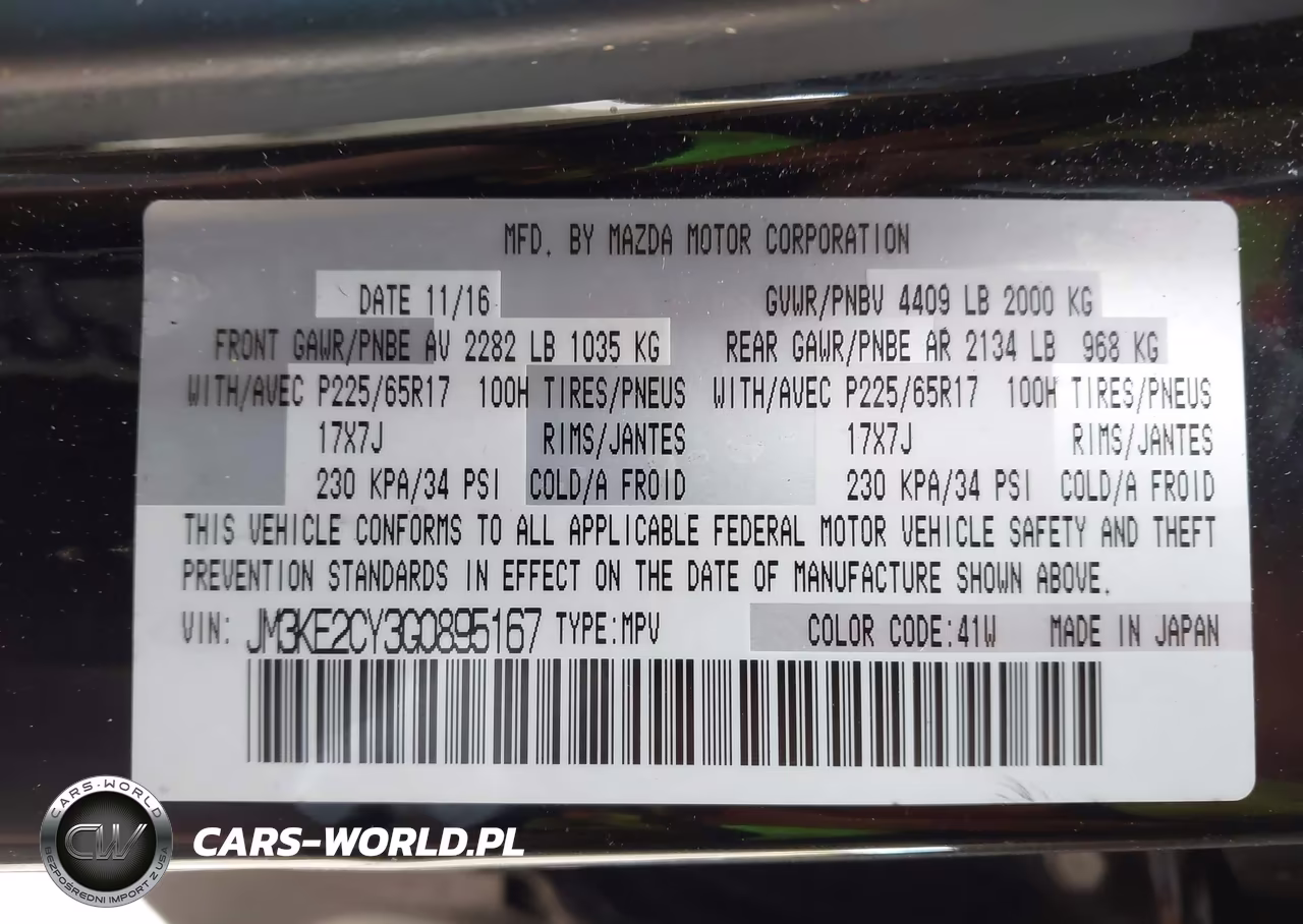 2016 Mazda Cx-5 Touring VIN:JM3KE2CY3G0895167 - 9