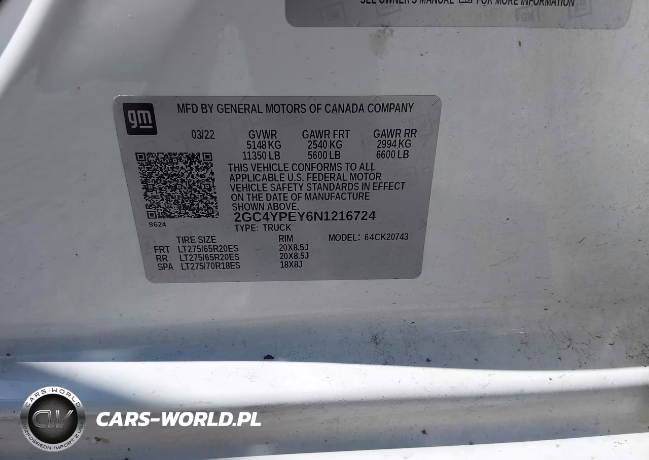 2022 Chevrolet Silverado 2500Hd 4Wd Standard Bed Ltz VIN:2GC4YPEY6N1216724 - 9